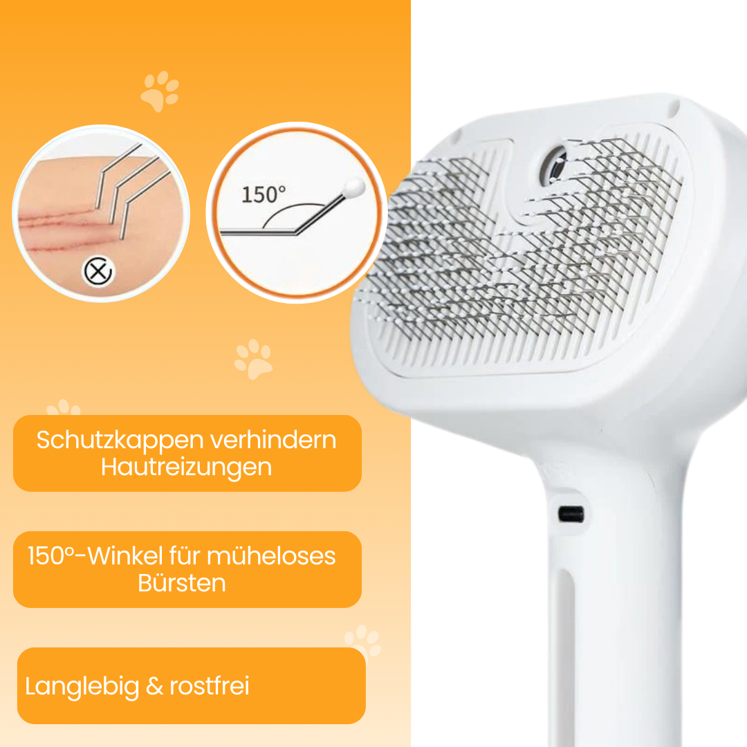 Felanis™ – 3-in-1 Fellbürste mit Sprühnebel
